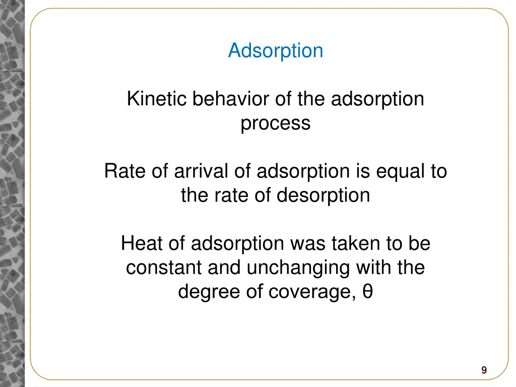 adsorption