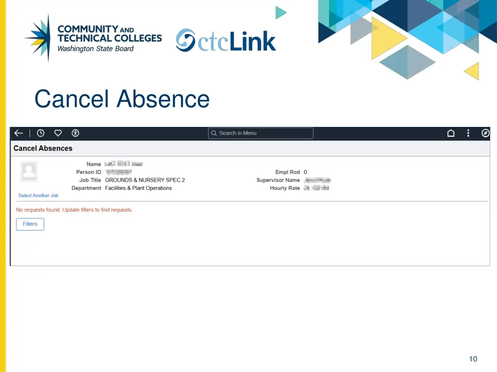 cancel absence