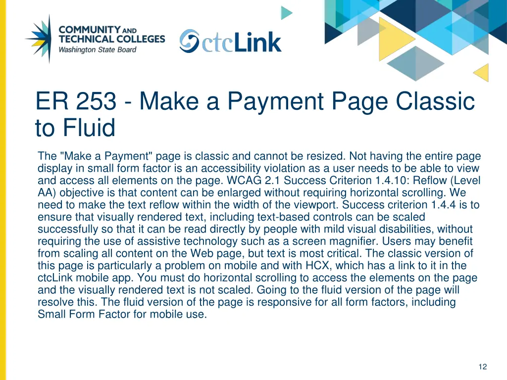 er 253 make a payment page classic to fluid