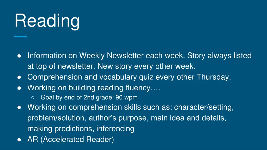 reading