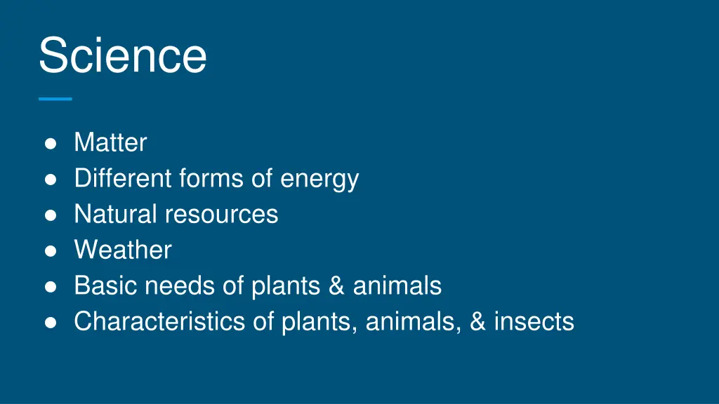 science