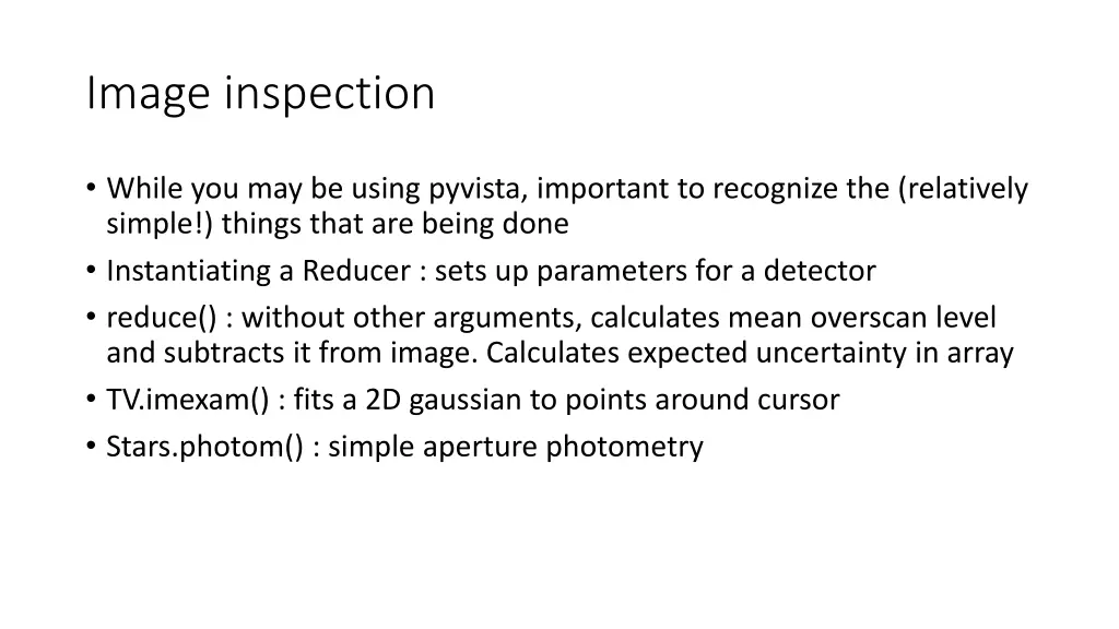 image inspection