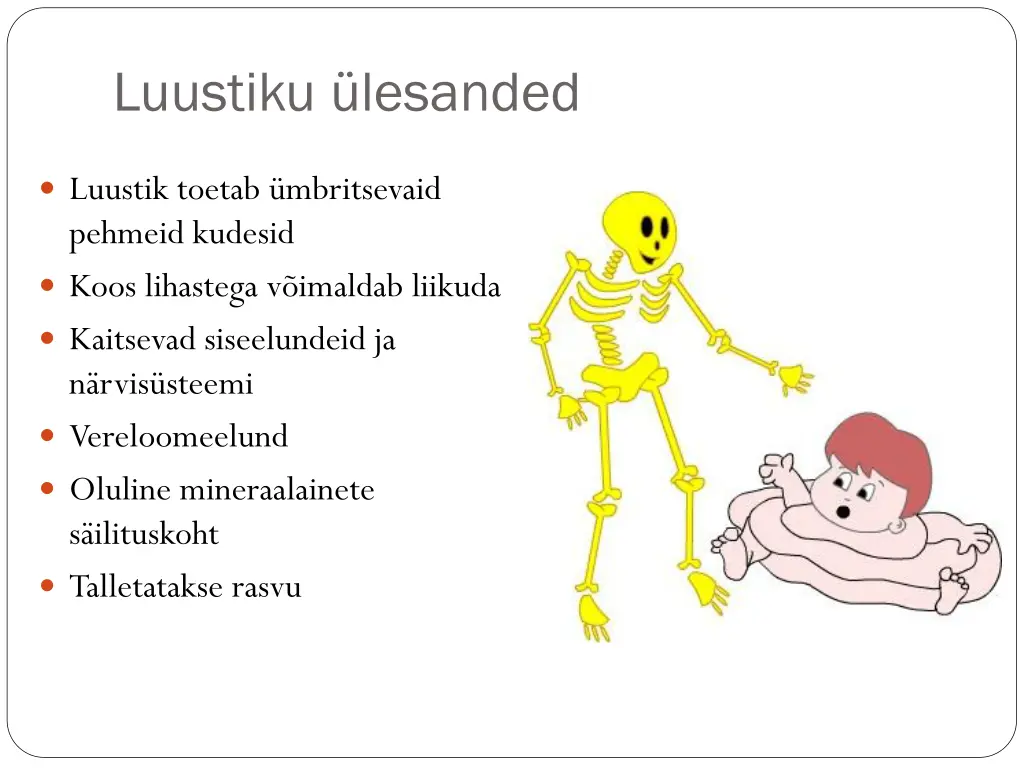 luustiku lesanded