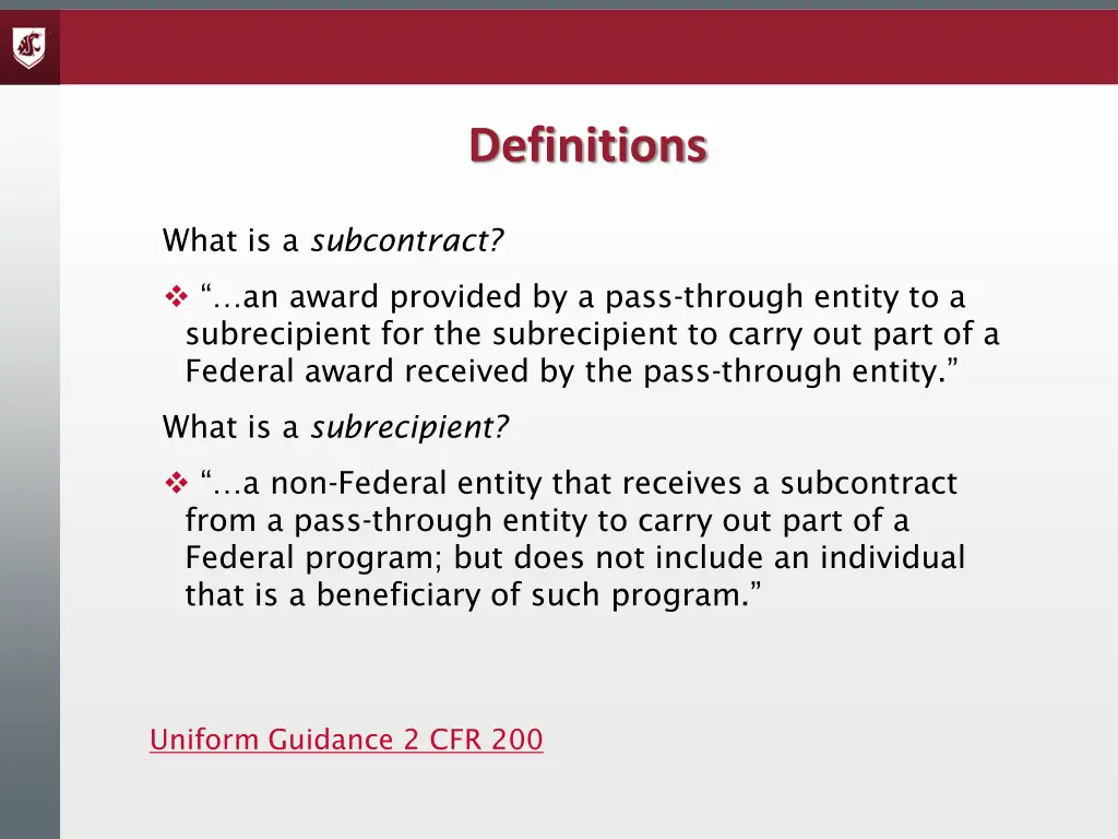 definitions