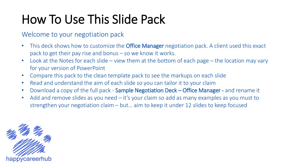 how to use this slide pack how to use this slide