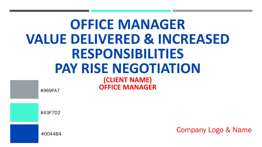 office manager value delivered increased