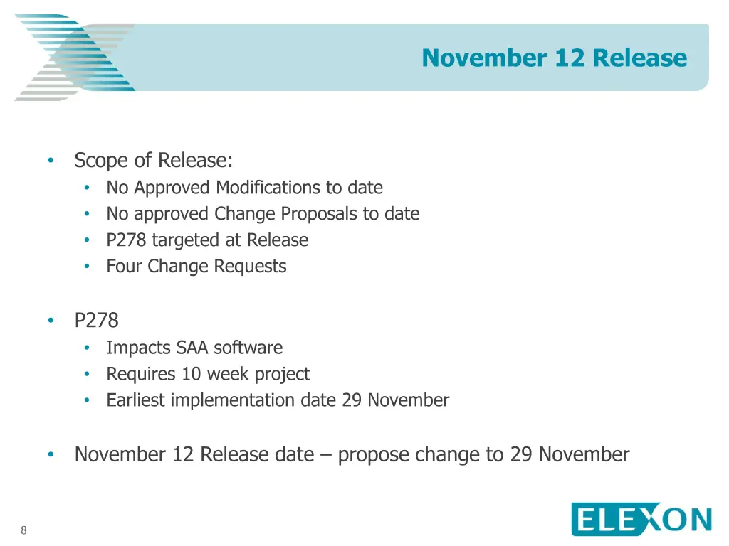november 12 release