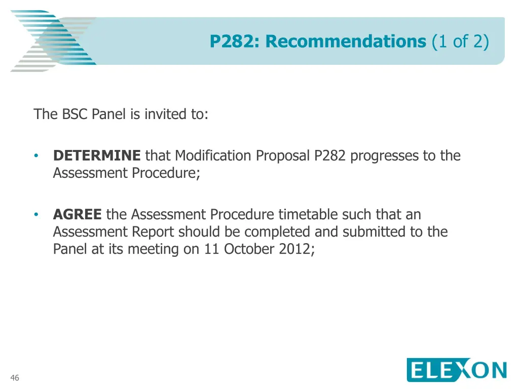 p282 recommendations 1 of 2