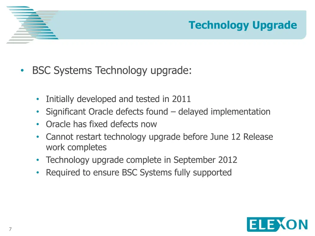 technology upgrade