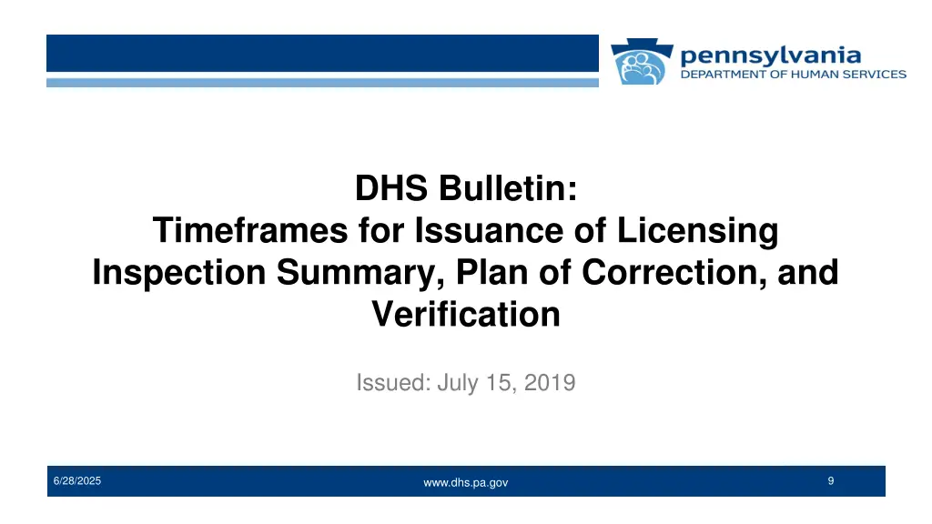 dhs bulletin