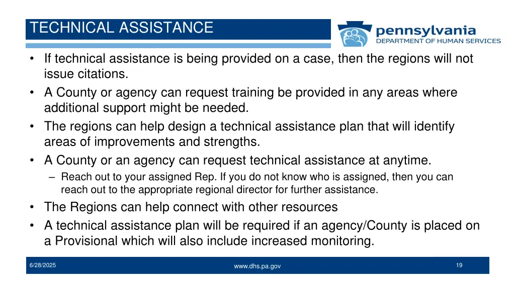 technical assistance