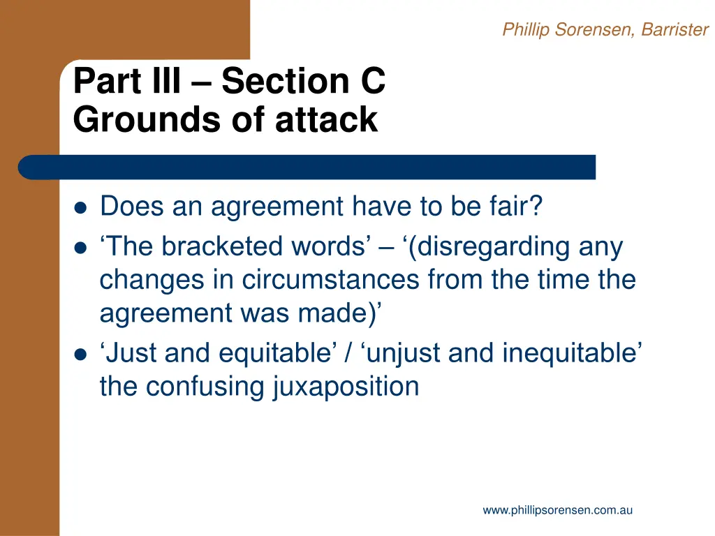 phillip sorensen barrister 13