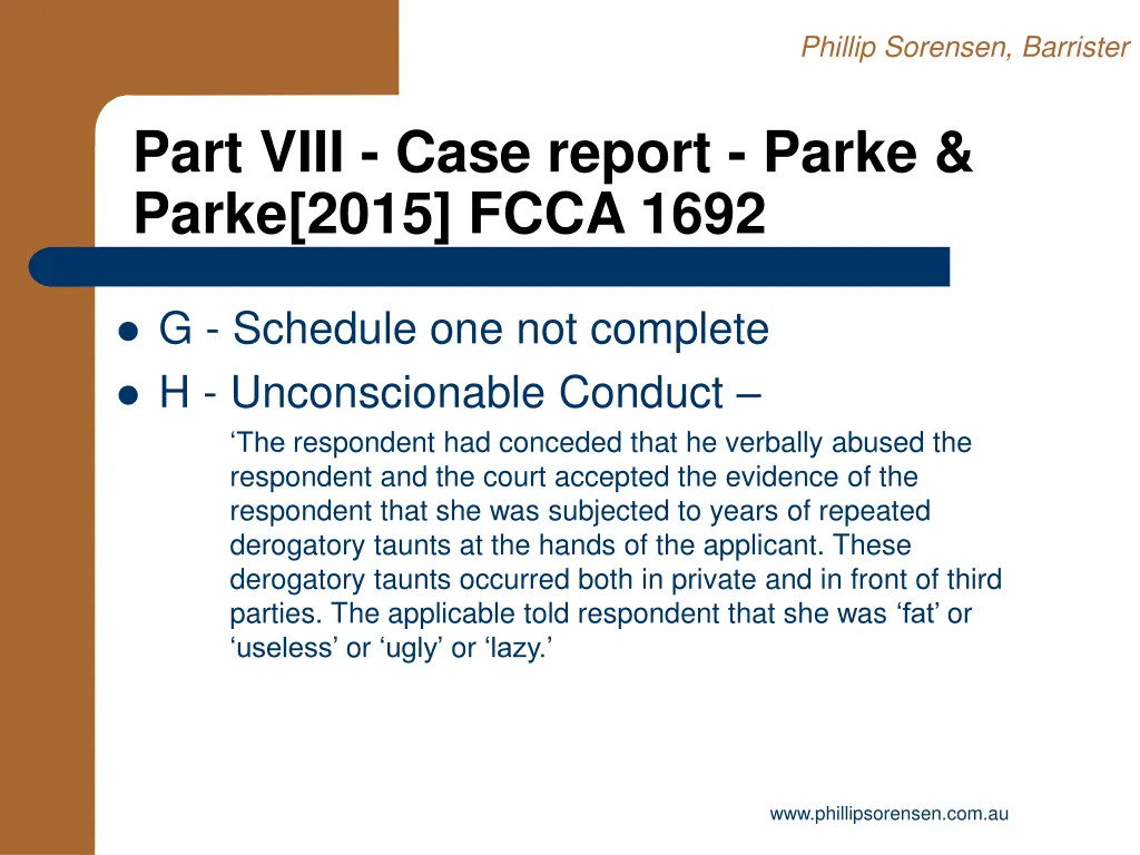 phillip sorensen barrister 46