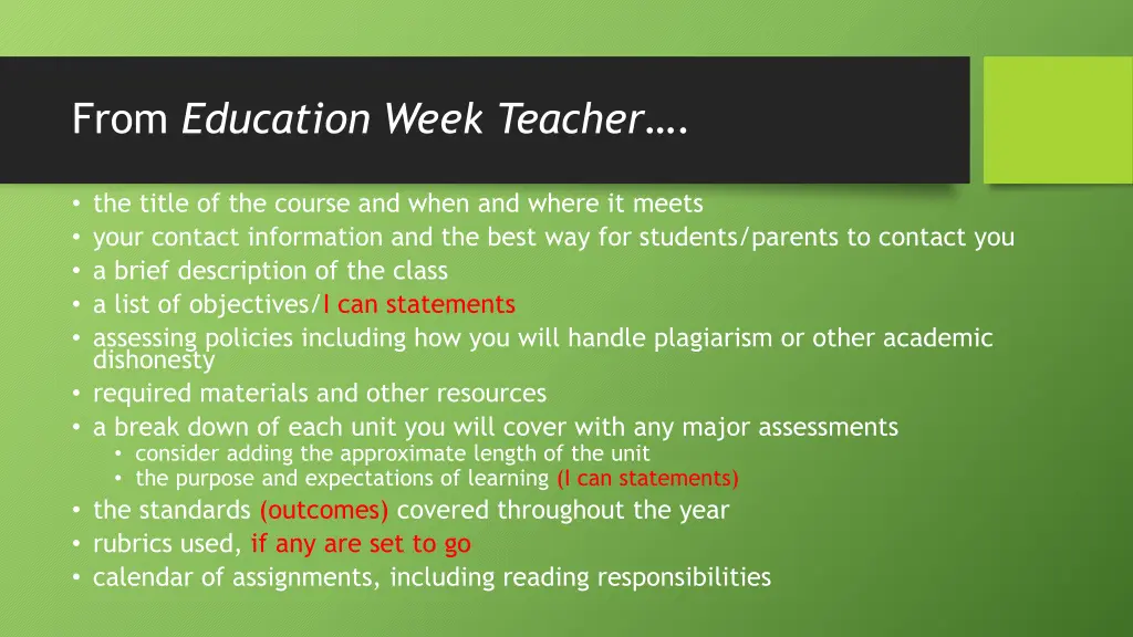 from education week teacher