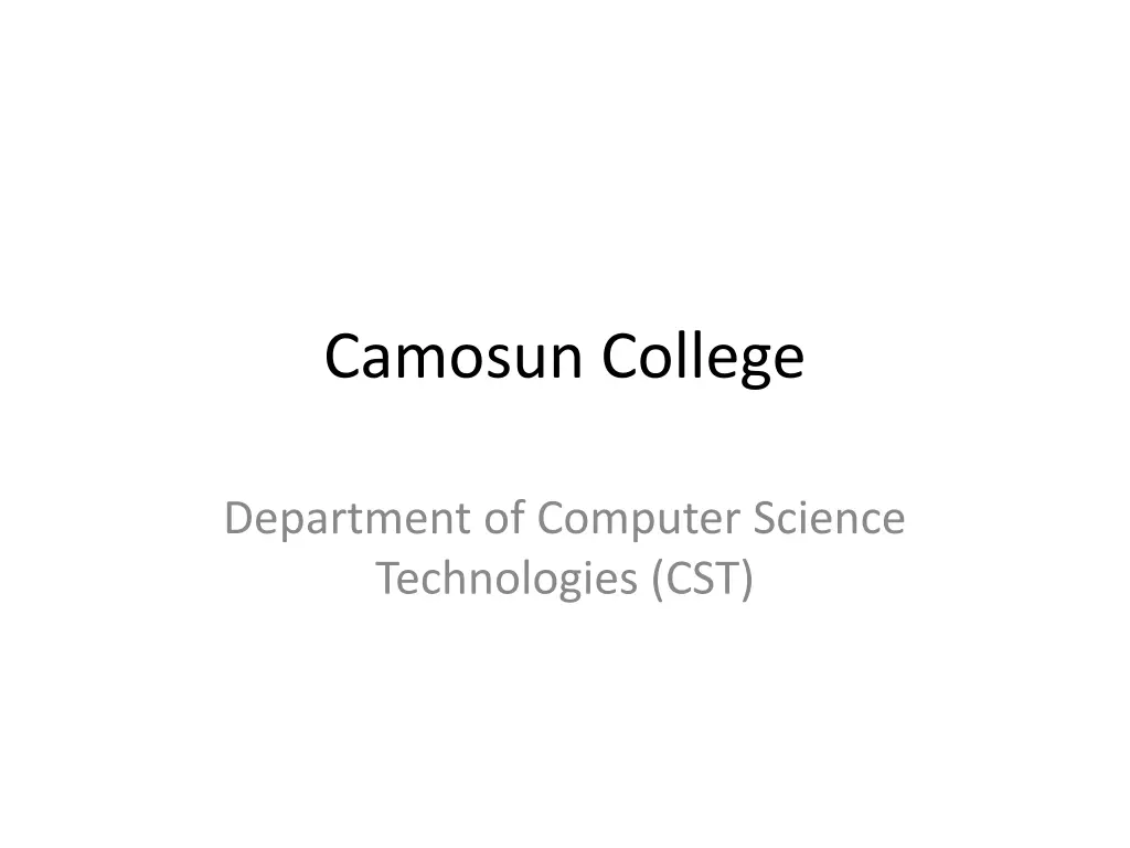 camosun college
