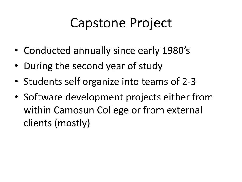 capstone project