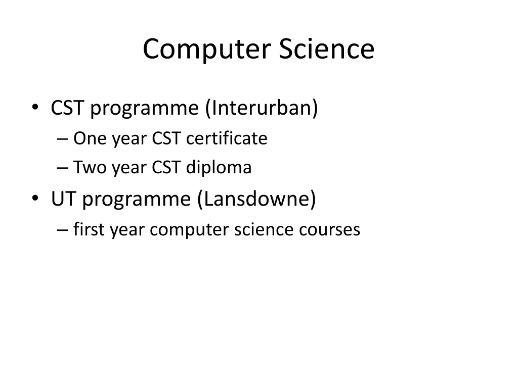 computer science