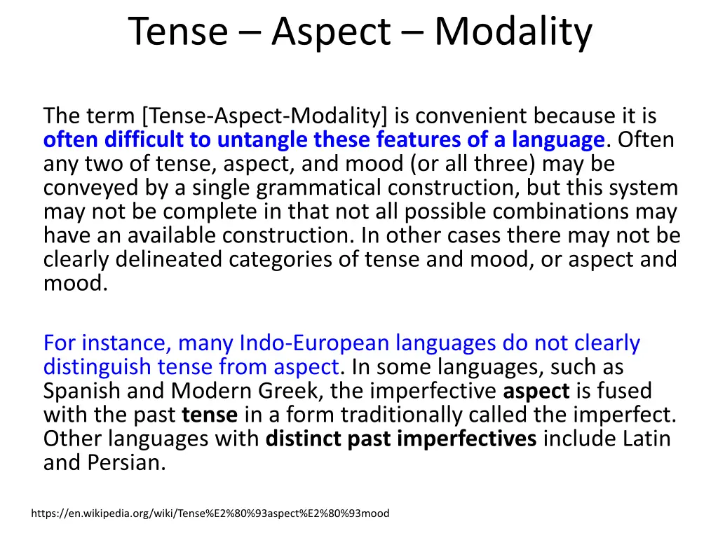 tense aspect modality 3