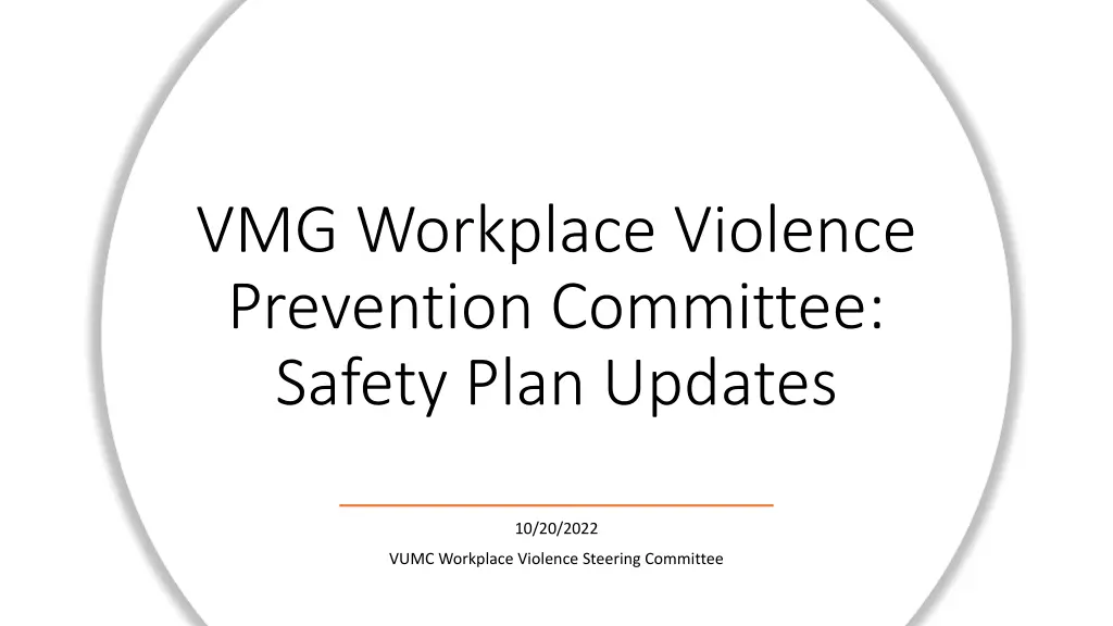 vmg workplace violence prevention committee