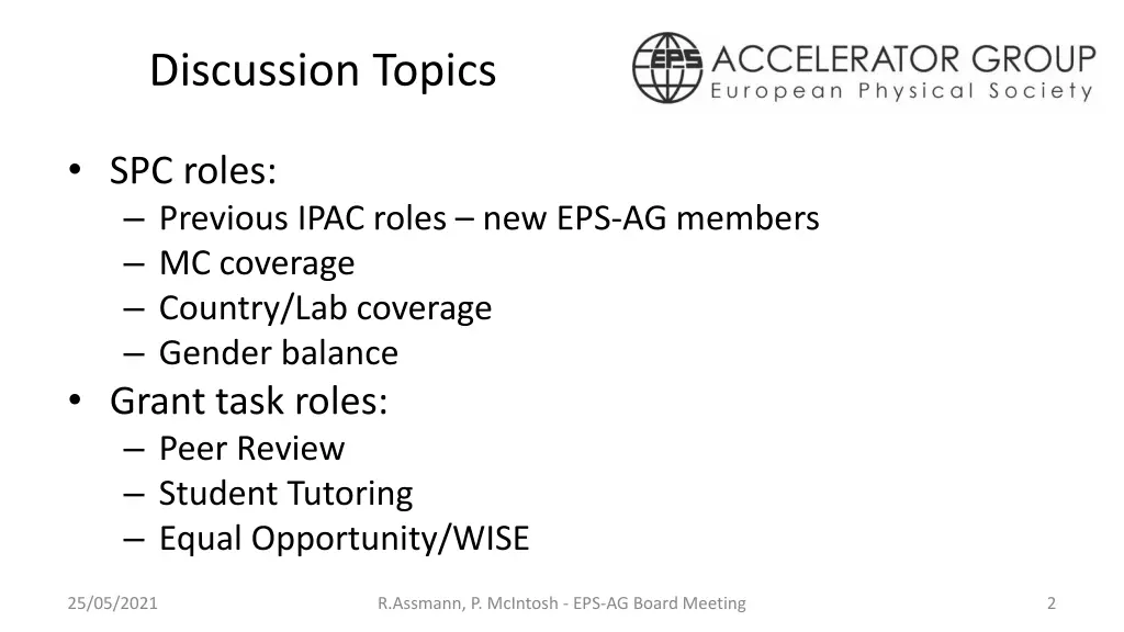 discussion topics