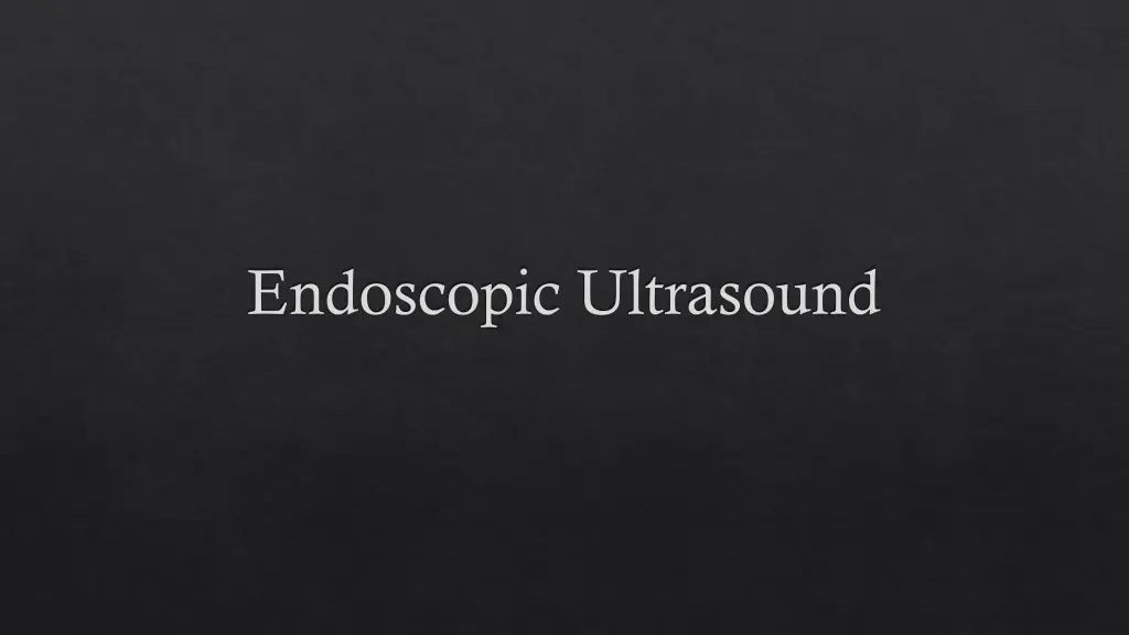 endoscopic ultrasound