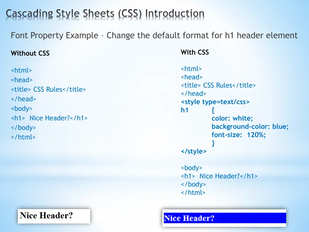 cascading style sheets css introduction 1