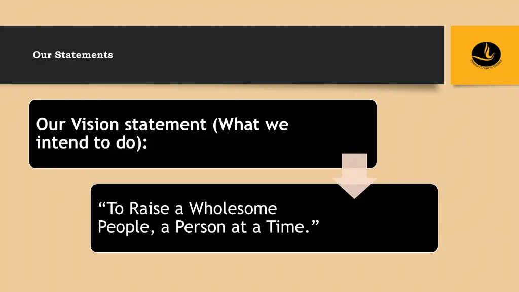 our statements