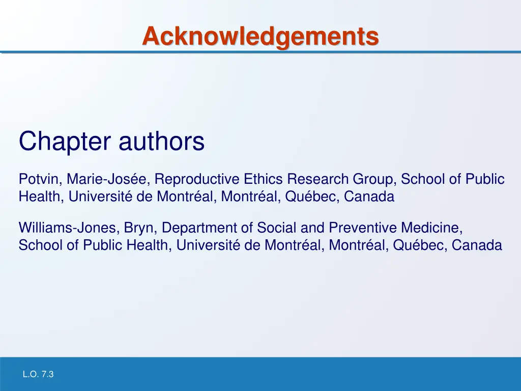 acknowledgements