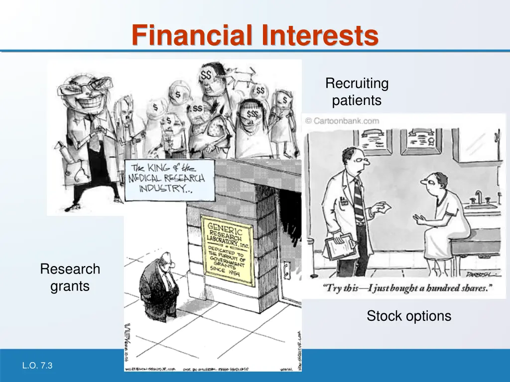 financial interests