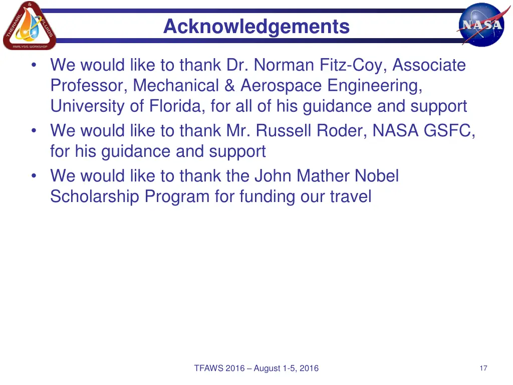 acknowledgements