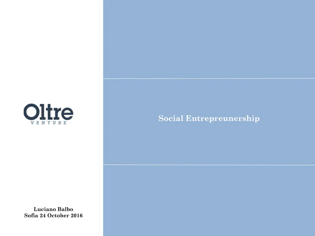 social entrepreunership
