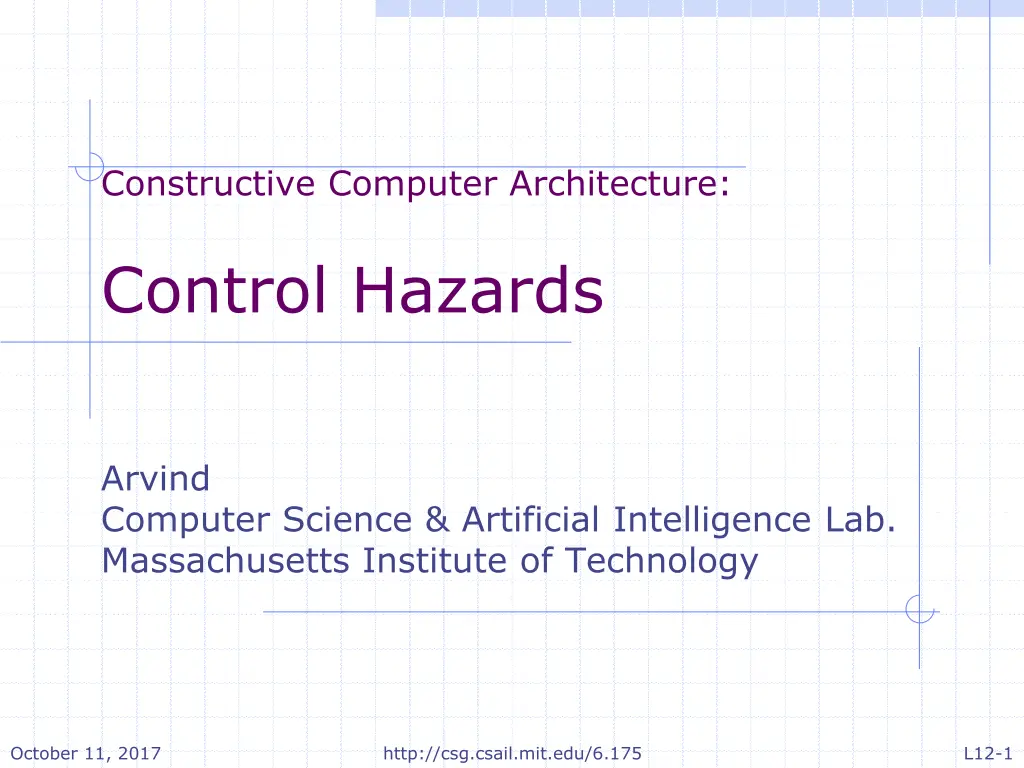 constructive computer architecture