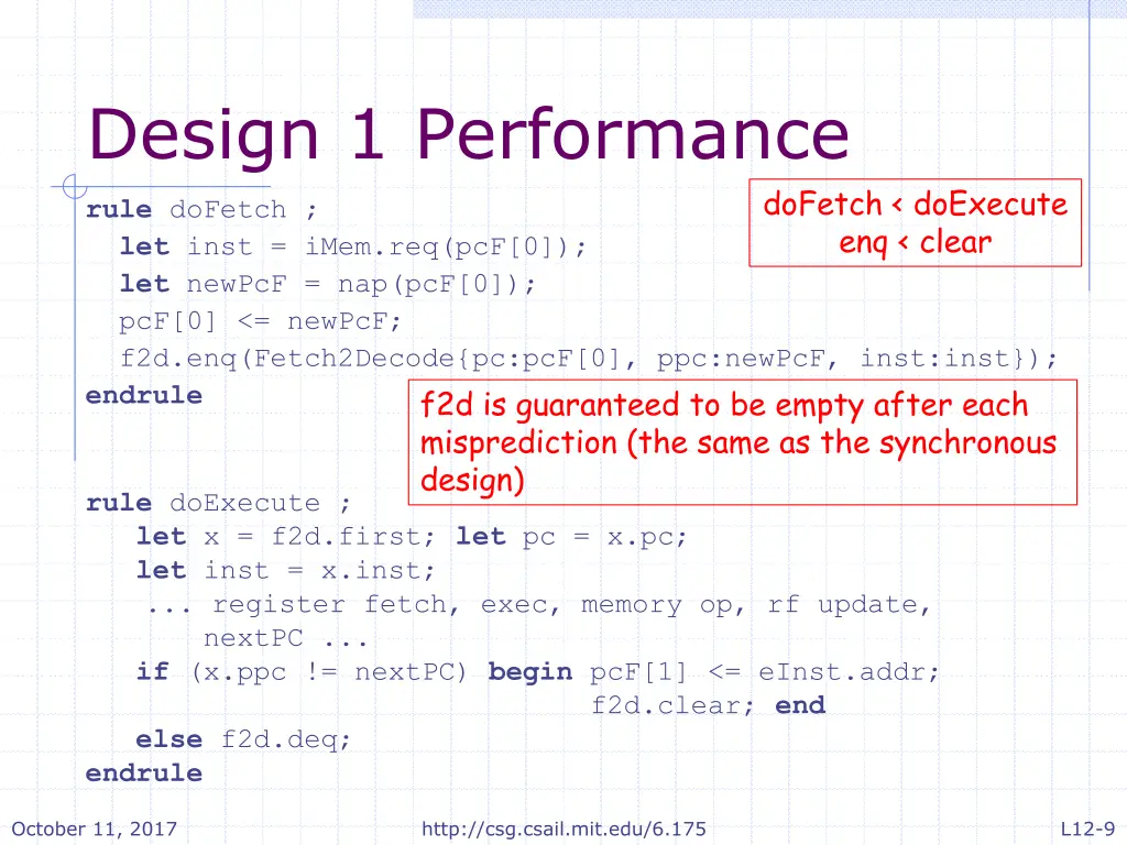 design 1 performance