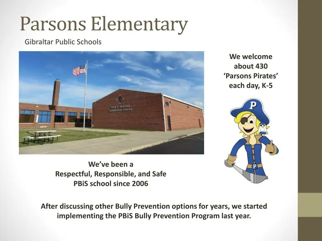 parsons elementary gibraltar public schools
