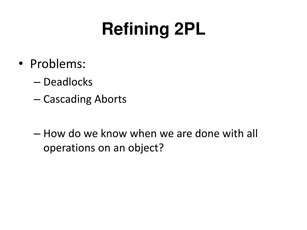 refining 2pl