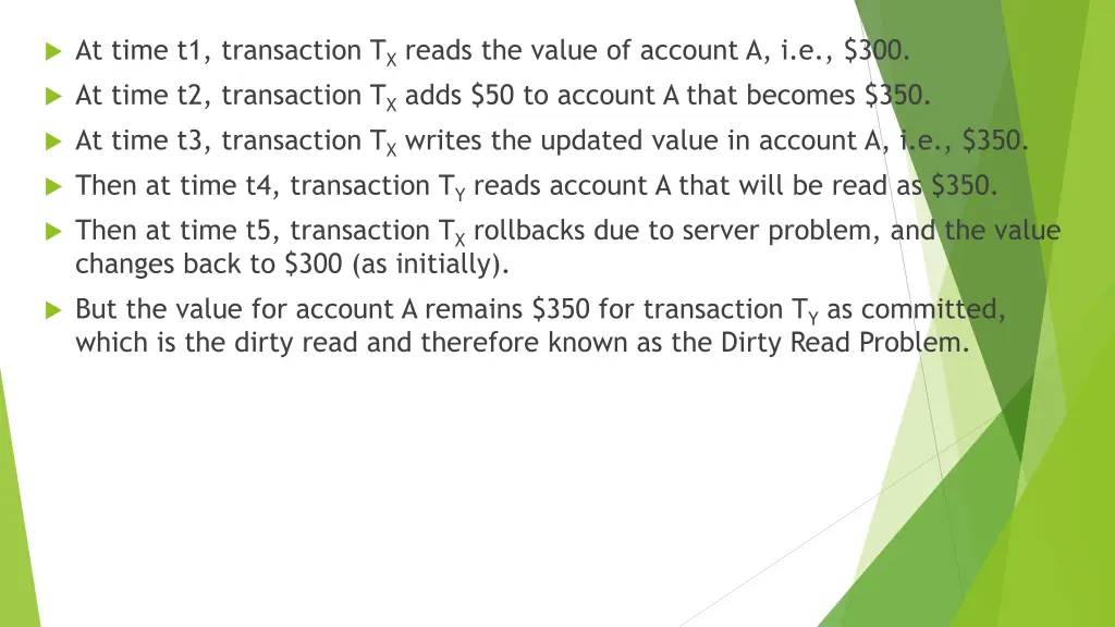 at time t1 transaction t x reads the value 1