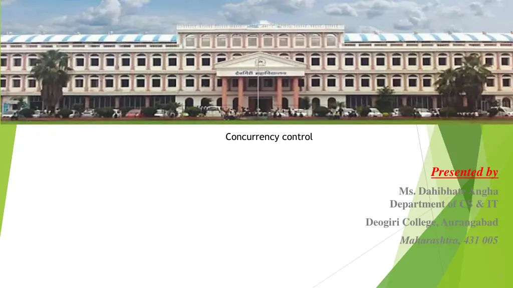 concurrency control