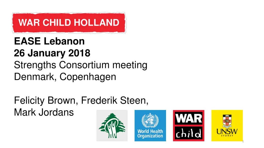 war child holland