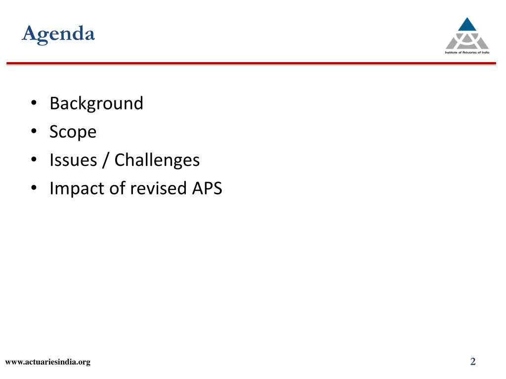 agenda