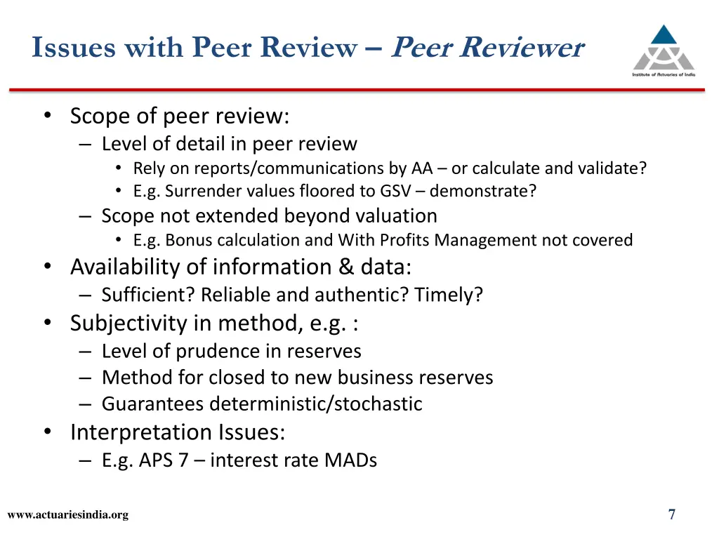 issues with peer review peer reviewer