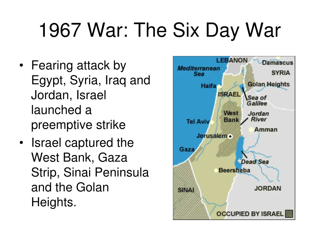 1967 war the six day war