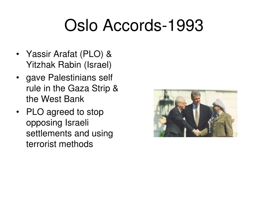oslo accords 1993