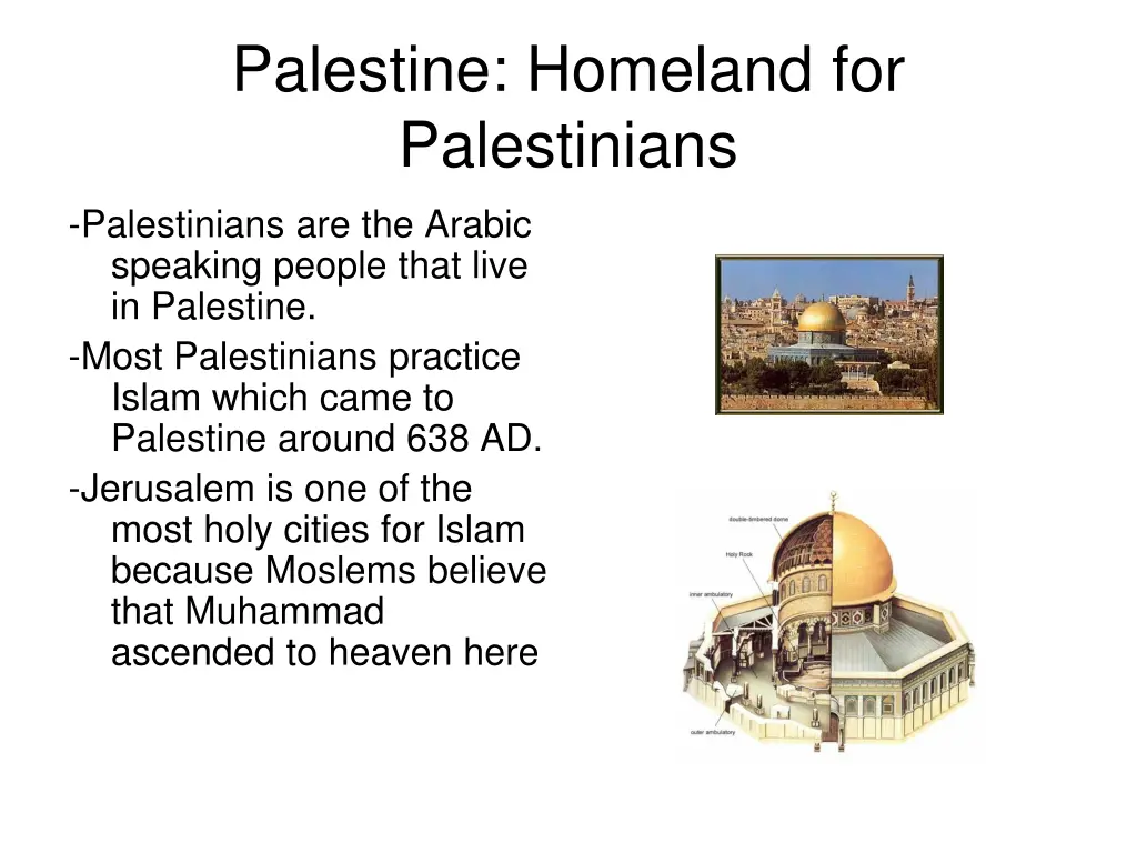 palestine homeland for palestinians