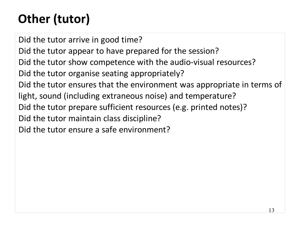 other tutor