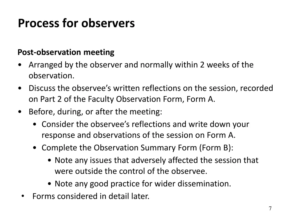 process for observers 2