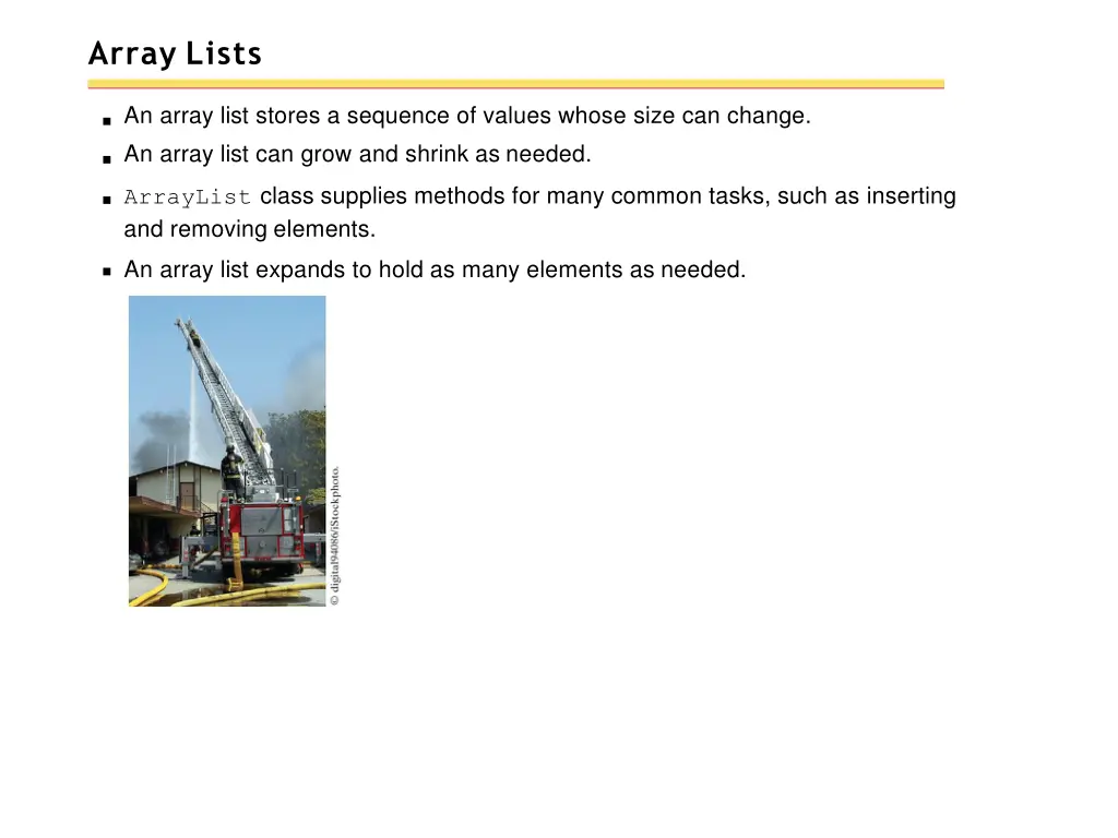 array lists