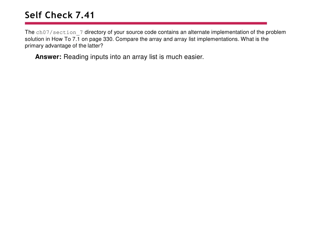 self check 7 41