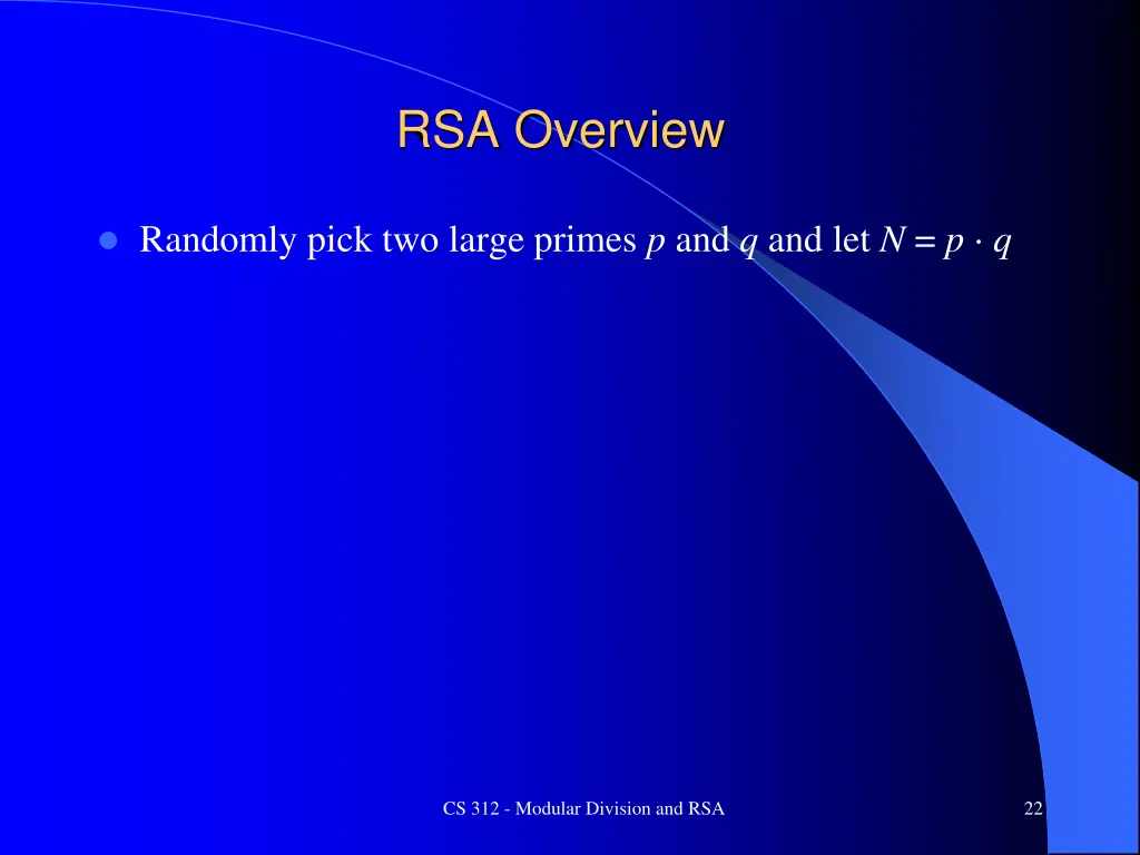rsa overview