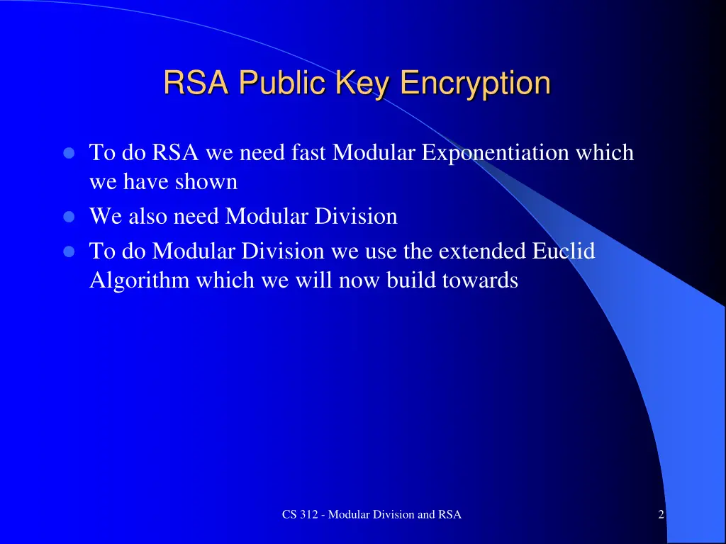 rsa public key encryption