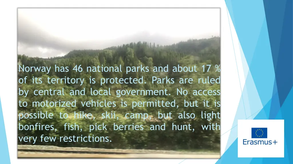 norway has 46 national parks and about